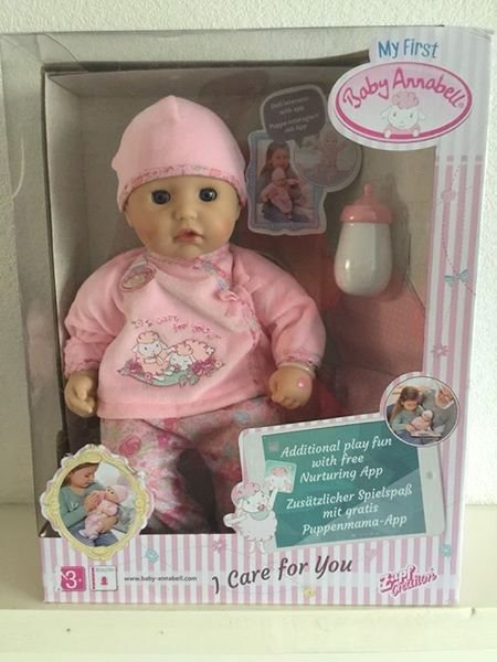 my first baby annabell i care for you doll
